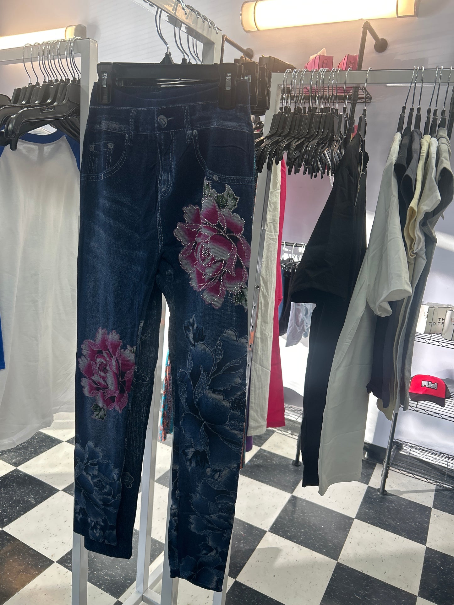 Jean tights