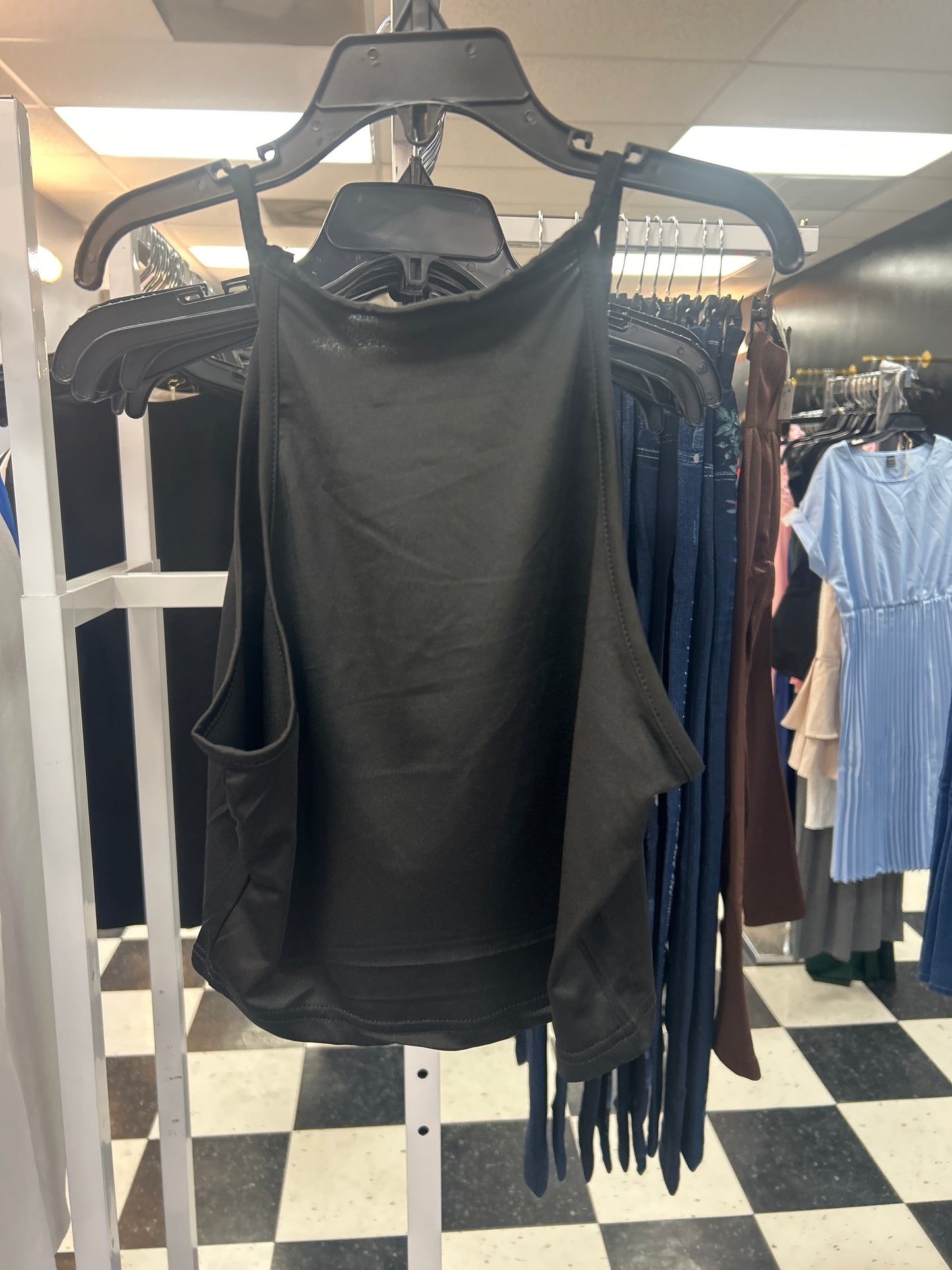 Small Black crop top