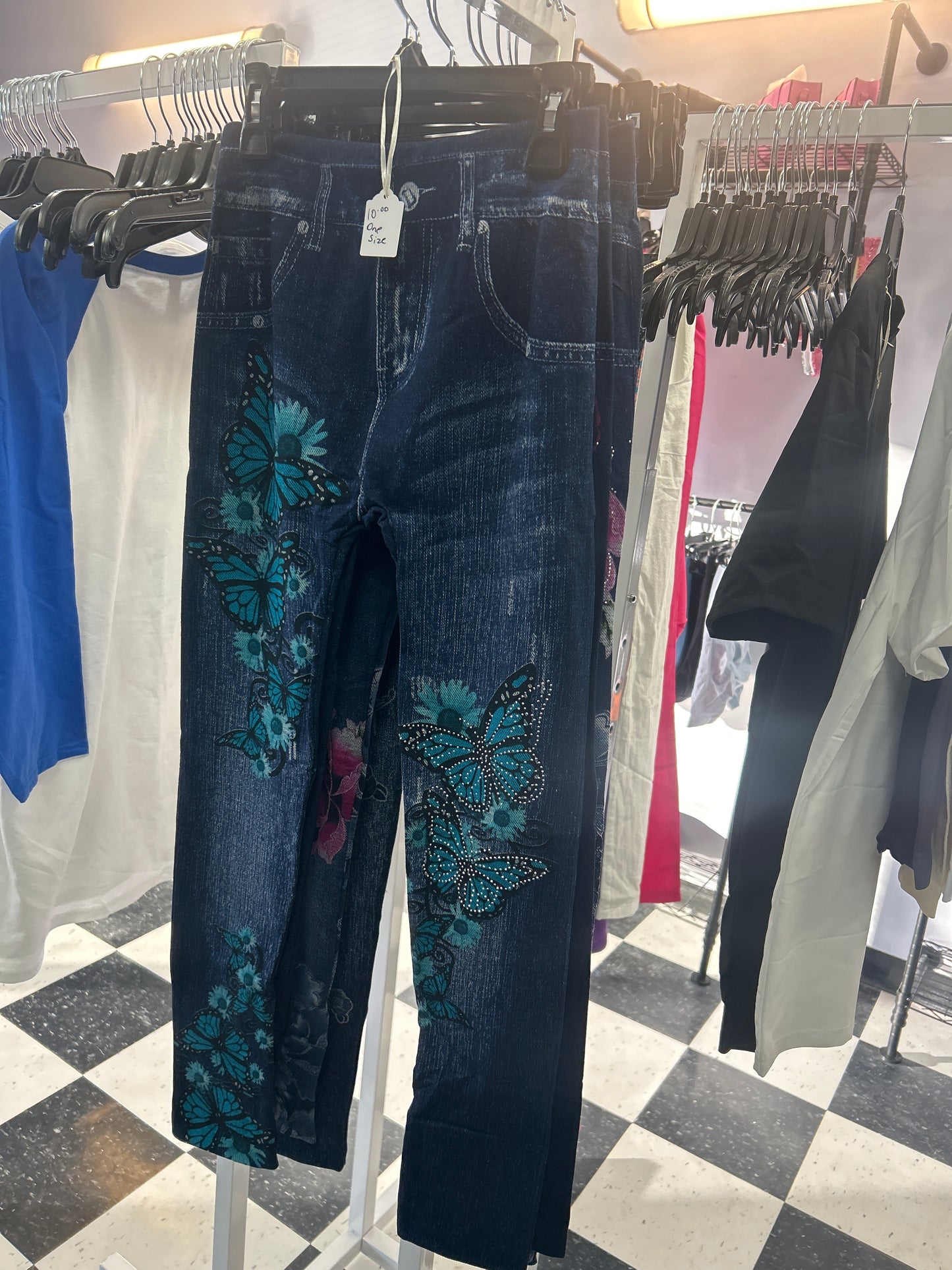 Jean tights