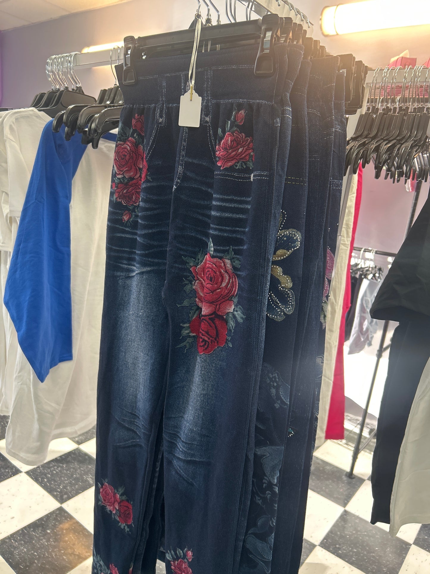 Jean tights