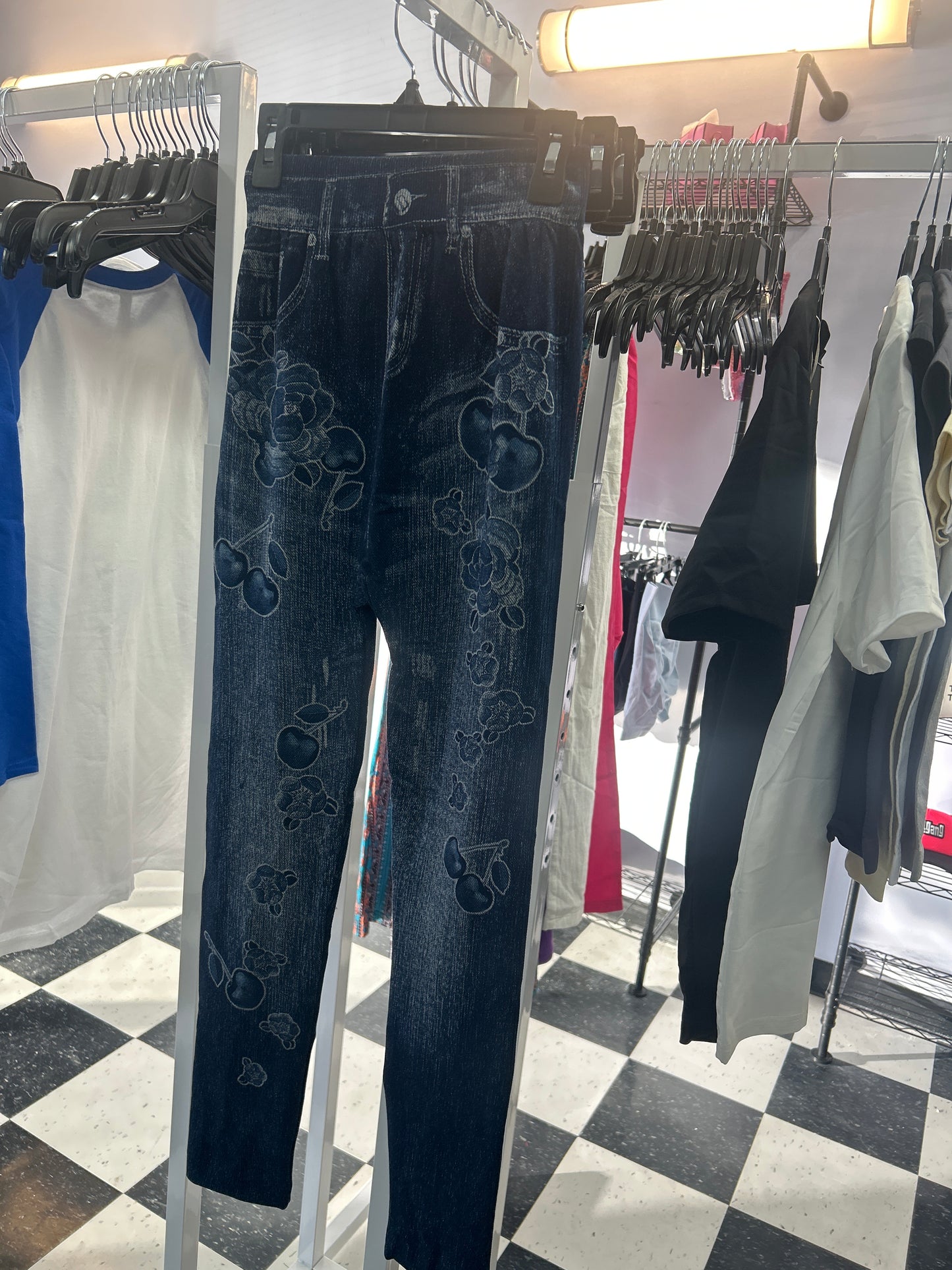 Jean tights