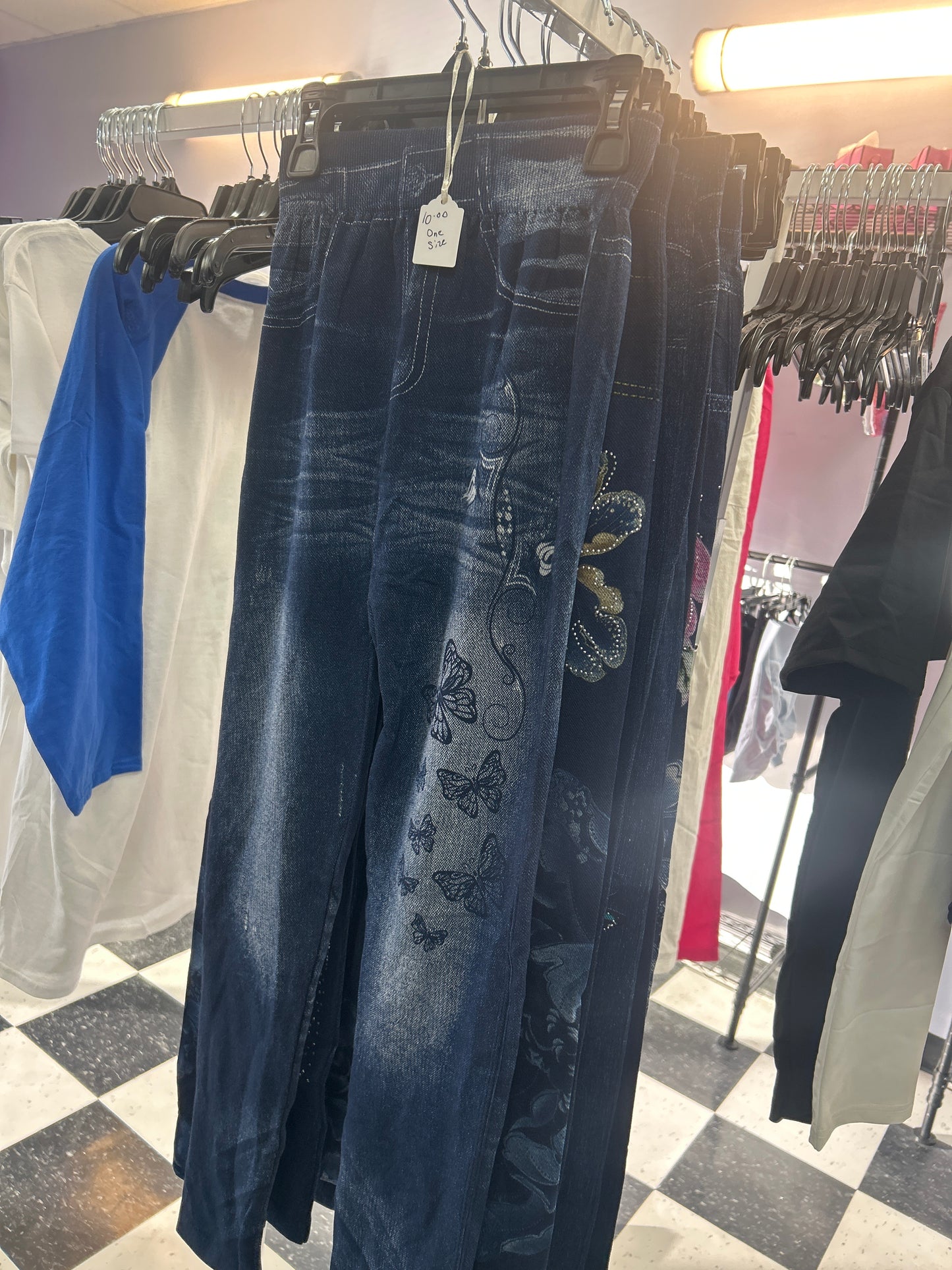 Jean tights
