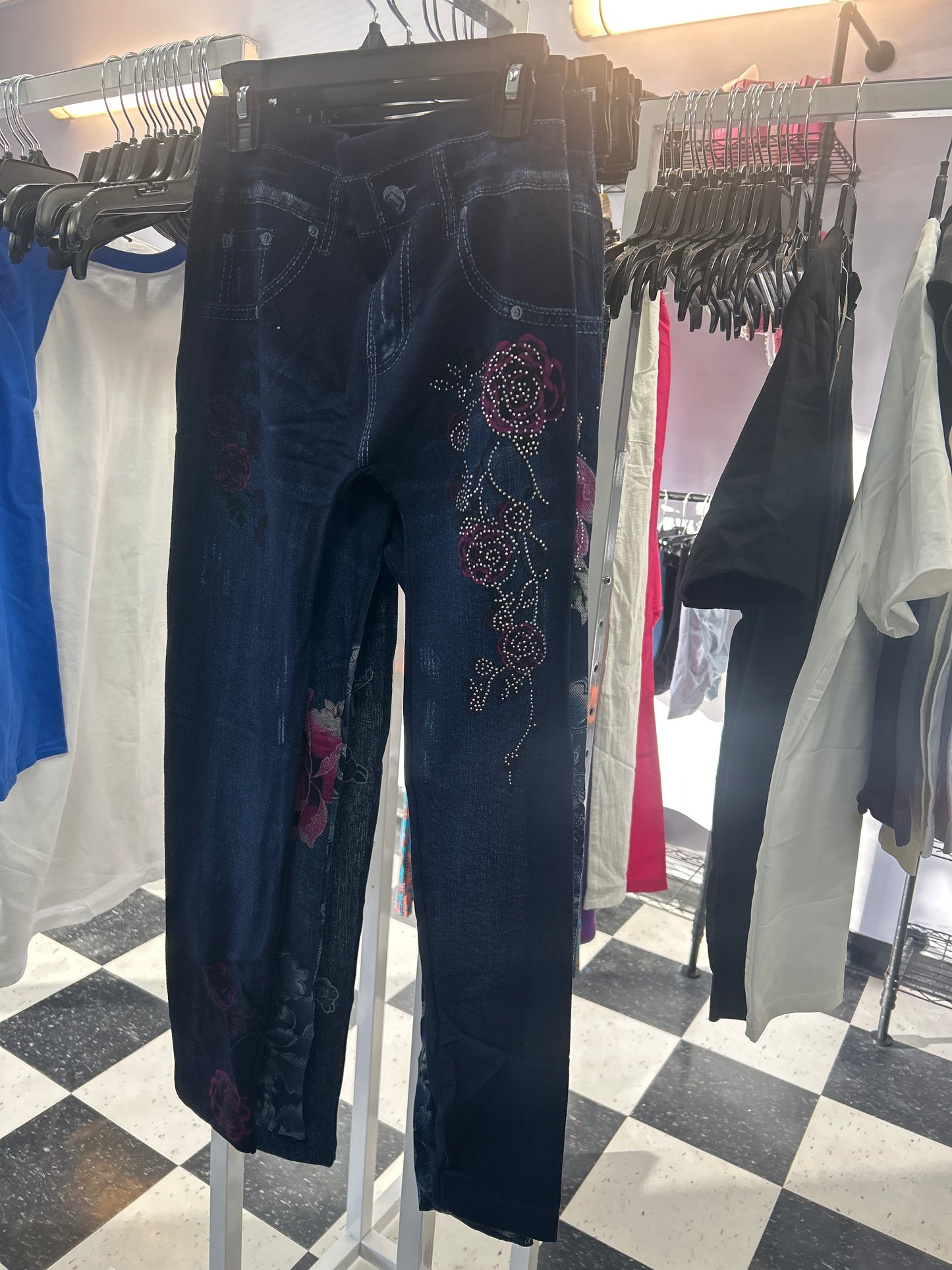 Jean tights