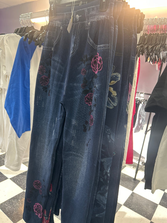 Jean tights