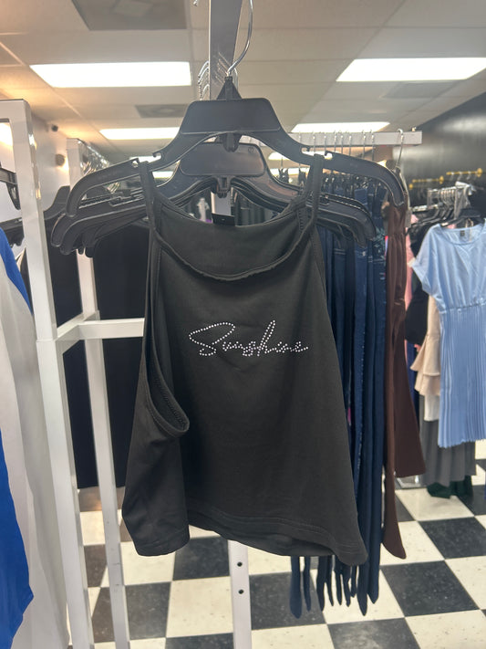 Small Black crop top