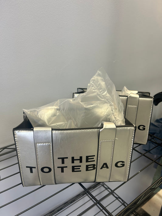 Silver Mini Tote bag